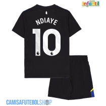 Camisa de time de futebol Everton Iliman Ndiaye #10 Replicas 3º Equipamento Infantil 2025-26 Manga Curta (+ Calças curtas)